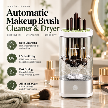 Clean Brushes. Better Makeup. Less Hassle.