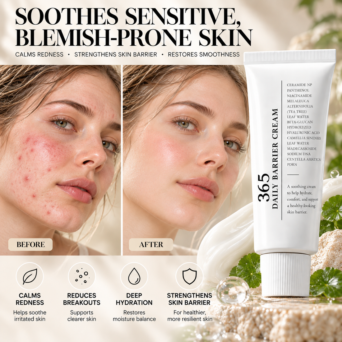 365 Daily Barrier Cream – Soothes Redness & Repairs Sensitive Skin