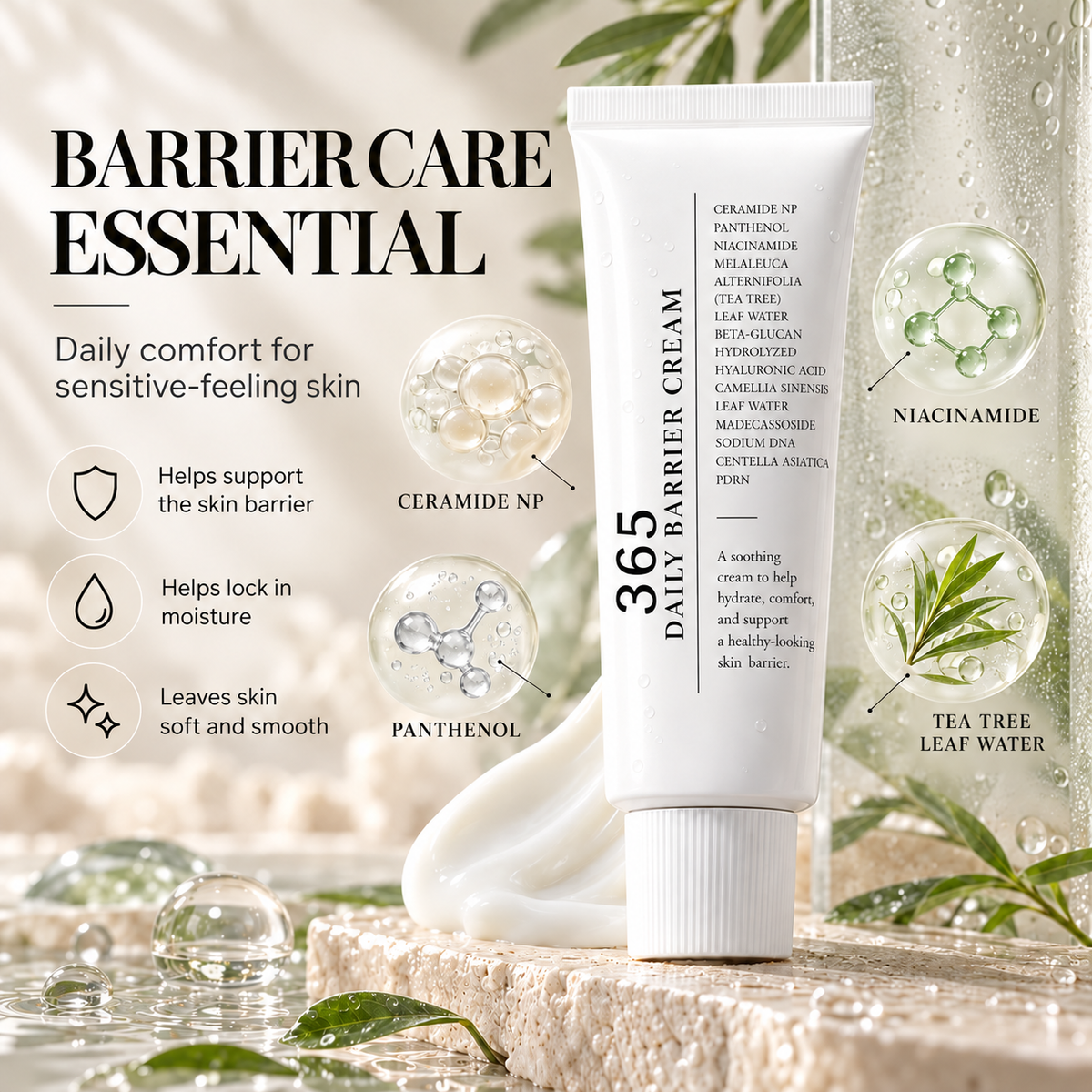 365 Daily Barrier Cream – Soothes Redness & Repairs Sensitive Skin