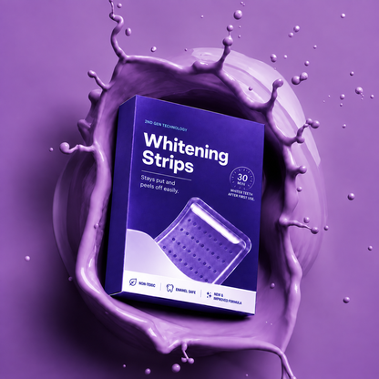 Advanced Teeth Whitening Strips – Gentle Whitening in 30 Minutes